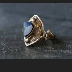 Black tourmaline ring